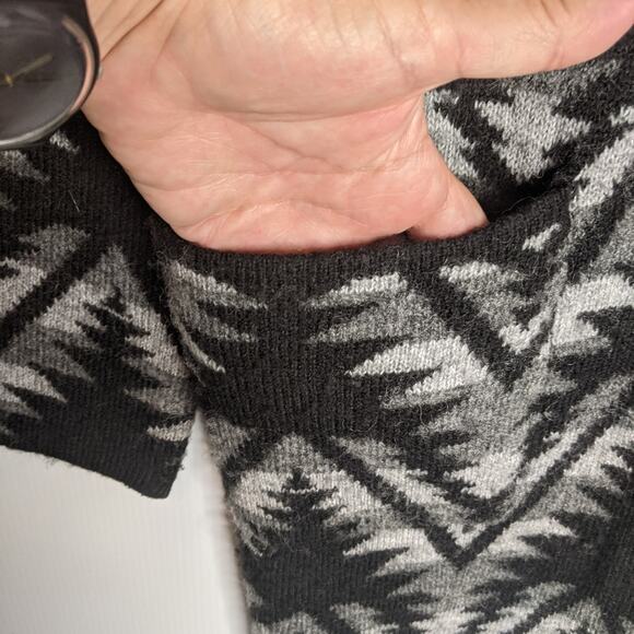 Artisan NY Open Cardigan Shawl Collar Southwest Pattern Size XS - Picture 5 of 8